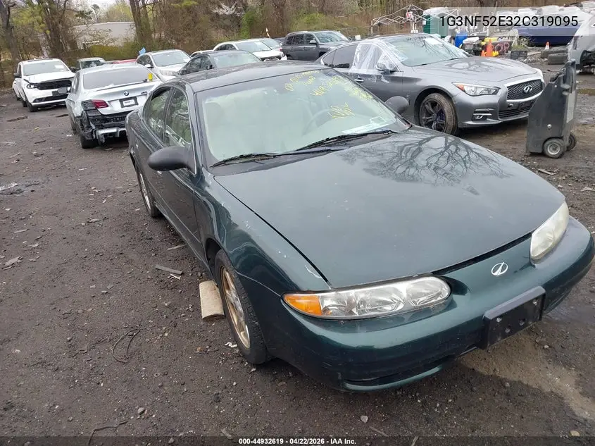 2002 Oldsmobile Alero Gls VIN: 1G3NF52E32C319095 Lot: 44932619