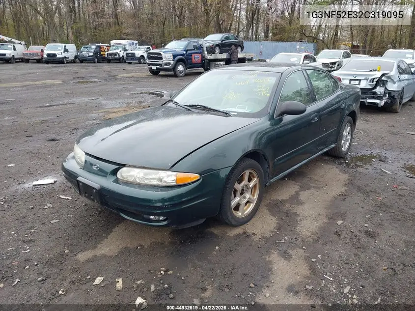 2002 Oldsmobile Alero Gls VIN: 1G3NF52E32C319095 Lot: 44932619