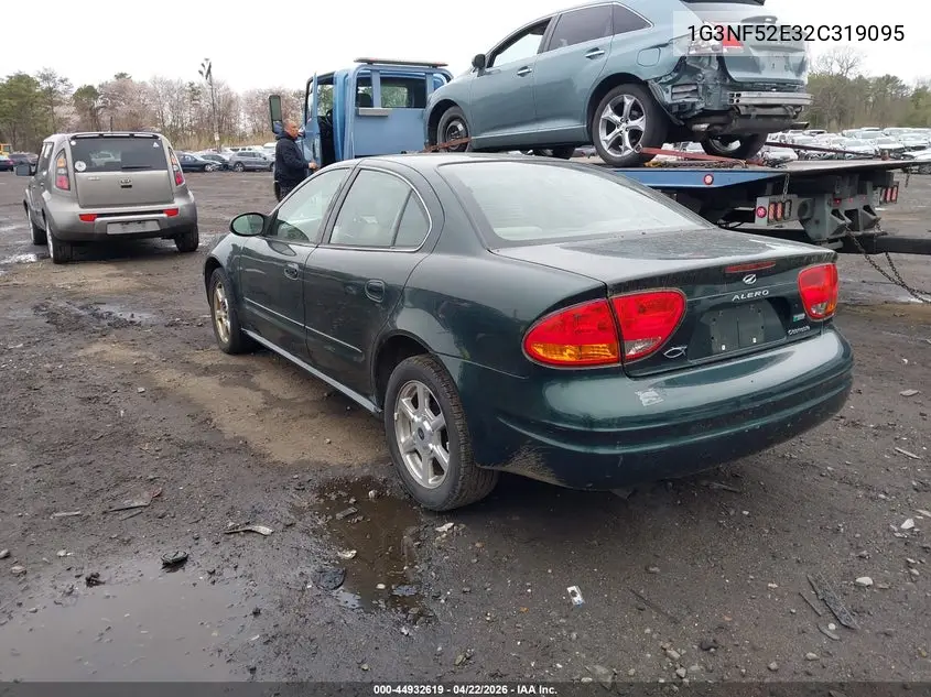2002 Oldsmobile Alero Gls VIN: 1G3NF52E32C319095 Lot: 44932619
