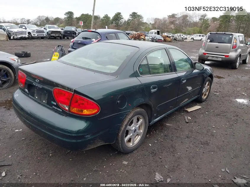 2002 Oldsmobile Alero Gls VIN: 1G3NF52E32C319095 Lot: 44932619