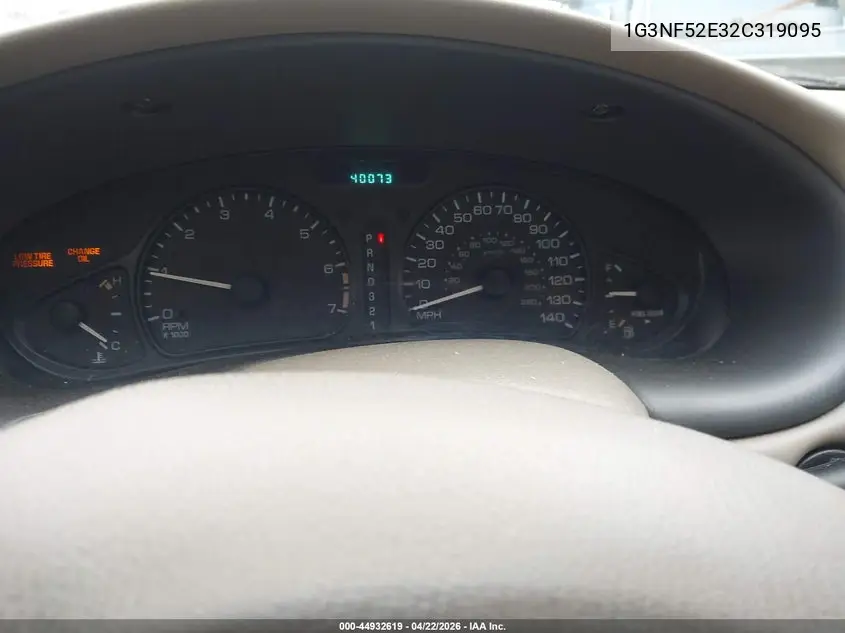 2002 Oldsmobile Alero Gls VIN: 1G3NF52E32C319095 Lot: 44932619