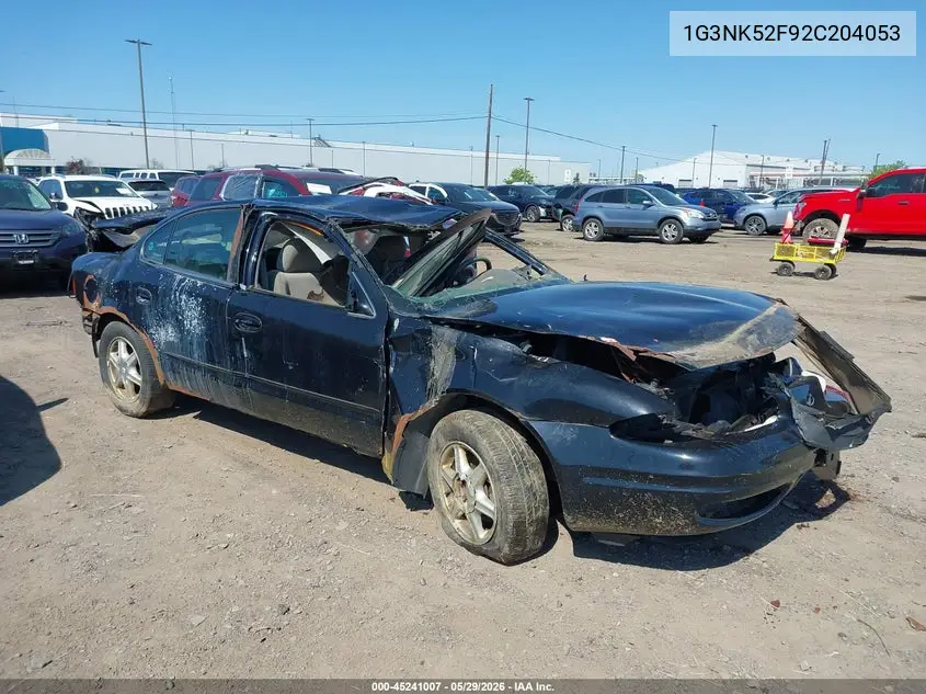 2002 Oldsmobile Alero Gx VIN: 1G3NK52F92C204053 Lot: 45241007