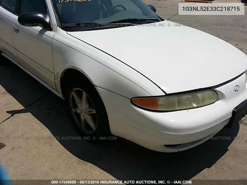 2003 Oldsmobile Alero Gl VIN: 1G3NL52E33C218715 Lot: 17548688