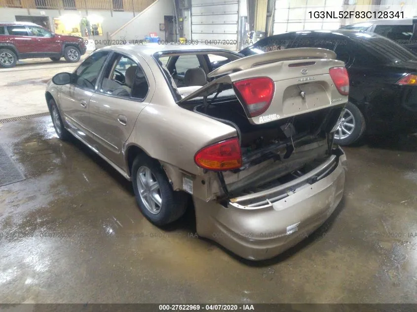 2003 Oldsmobile Alero Gl1 VIN: 1G3NL52F83C128341 Lot: 27522969