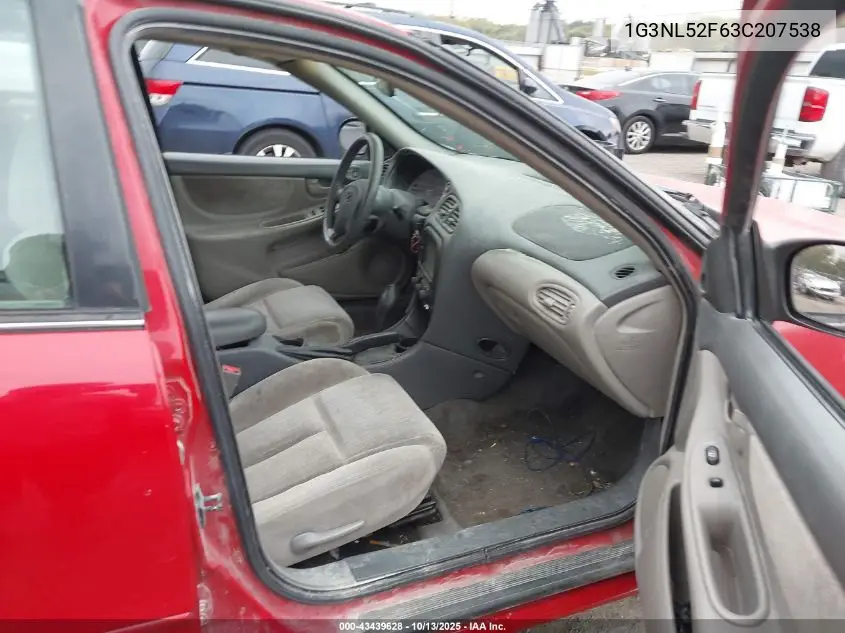 2003 Oldsmobile Alero Gl1 VIN: 1G3NL52F63C207538 Lot: 43439628
