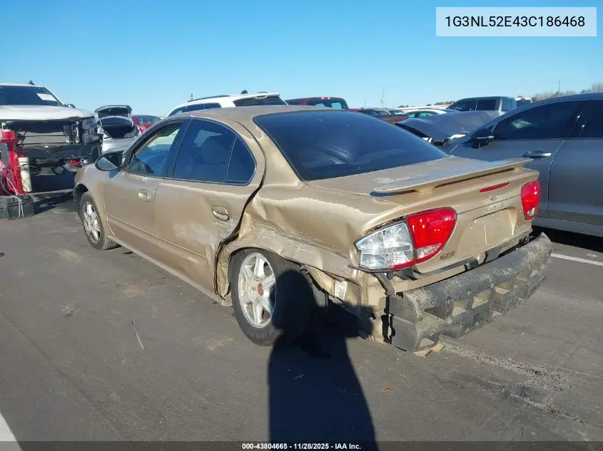 2003 Oldsmobile Alero Gl1 VIN: 1G3NL52E43C186468 Lot: 43804665