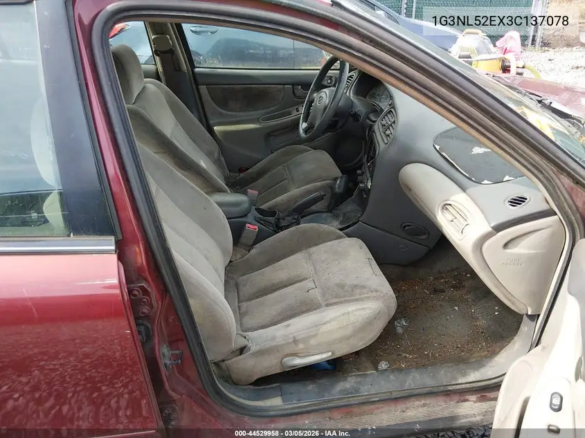 2003 Oldsmobile Alero Gl2 VIN: 1G3NL52EX3C137078 Lot: 44529958