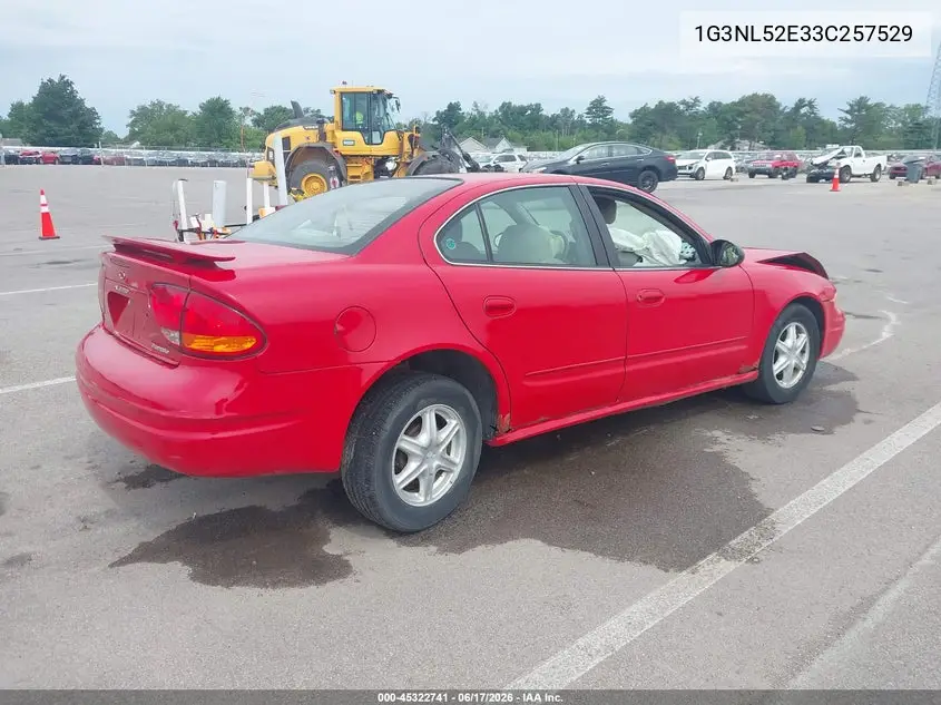 2003 Oldsmobile Alero Gl1 VIN: 1G3NL52E33C257529 Lot: 45322741