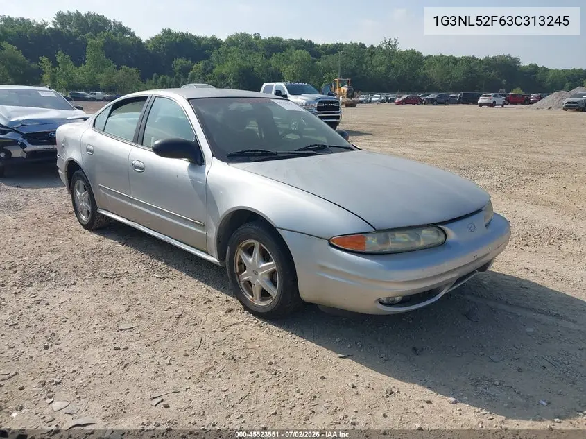 2003 Oldsmobile Alero Gl1 VIN: 1G3NL52F63C313245 Lot: 45523551