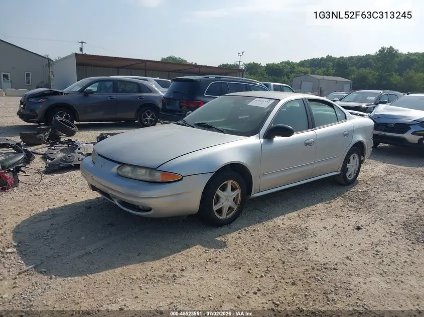 2003 Oldsmobile Alero Gl1 VIN: 1G3NL52F63C313245 Lot: 45523551