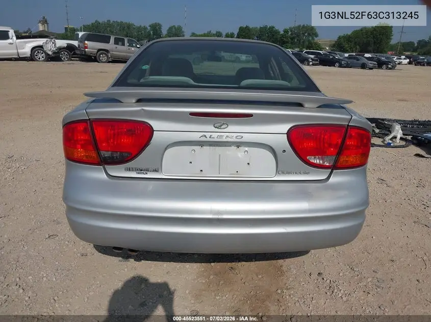 2003 Oldsmobile Alero Gl1 VIN: 1G3NL52F63C313245 Lot: 45523551