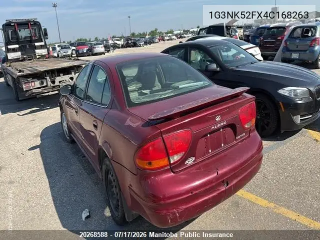 2004 Oldsmobile Alero Gx VIN: 1G3NK52FX4C168263 Lot: 20268588