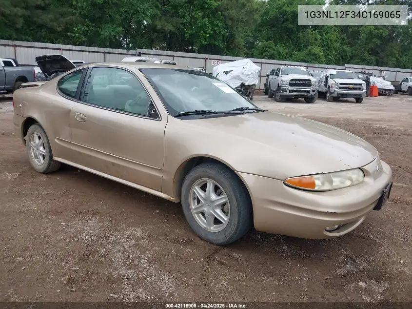 2004 Oldsmobile Alero Gl1 VIN: 1G3NL12F34C169065 Lot: 42118905