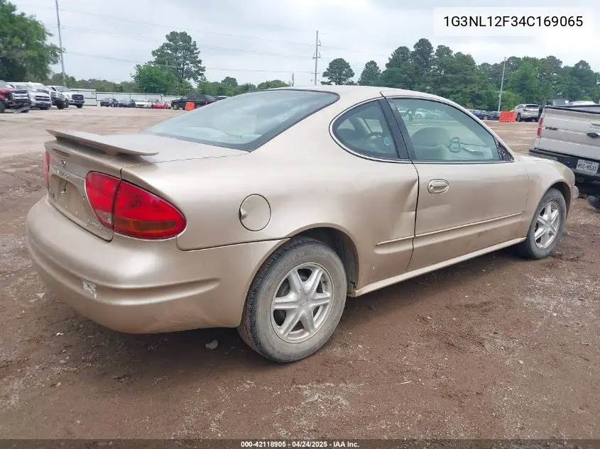 2004 Oldsmobile Alero Gl1 VIN: 1G3NL12F34C169065 Lot: 42118905