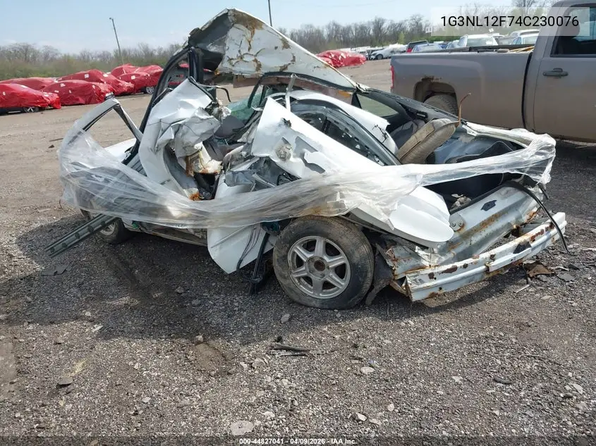 2004 Oldsmobile Alero Gl1 VIN: 1G3NL12F74C230076 Lot: 44827041