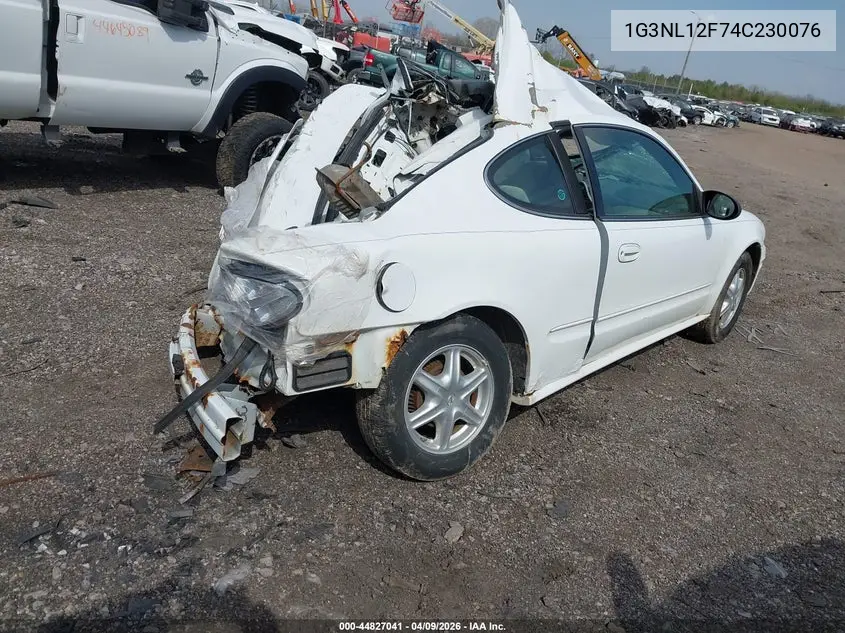 2004 Oldsmobile Alero Gl1 VIN: 1G3NL12F74C230076 Lot: 44827041