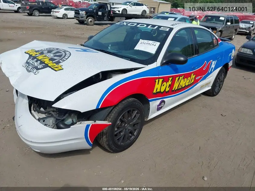 2004 Oldsmobile Alero Gl1 VIN: 1G3NL52F64C124001 Lot: 45159254