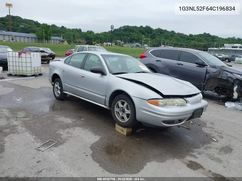 2004 Oldsmobile Alero Gl1 VIN: 1G3NL52F64C196834 Lot: 45167708