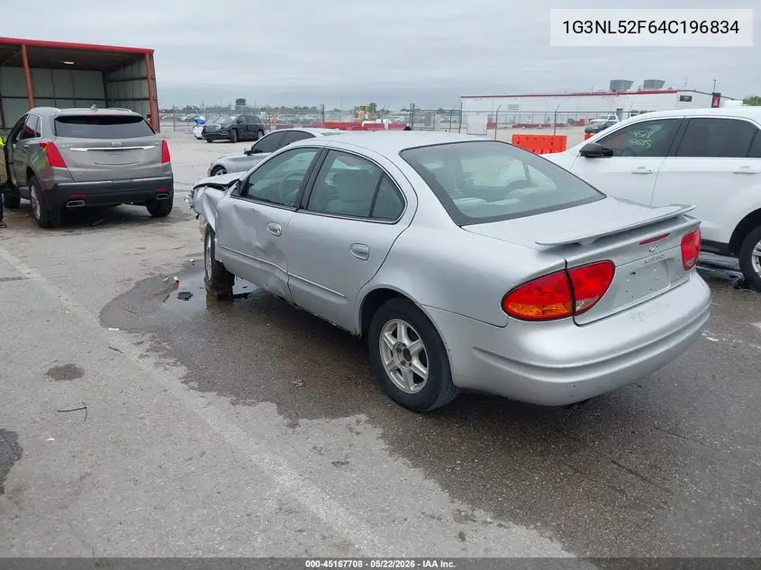 2004 Oldsmobile Alero Gl1 VIN: 1G3NL52F64C196834 Lot: 45167708