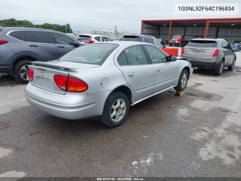 2004 Oldsmobile Alero Gl1 VIN: 1G3NL52F64C196834 Lot: 45167708