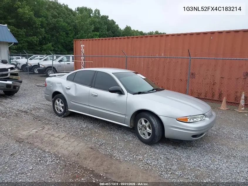 2004 Oldsmobile Alero Gl1 VIN: 1G3NL52FX4C183214 Lot: 45177473
