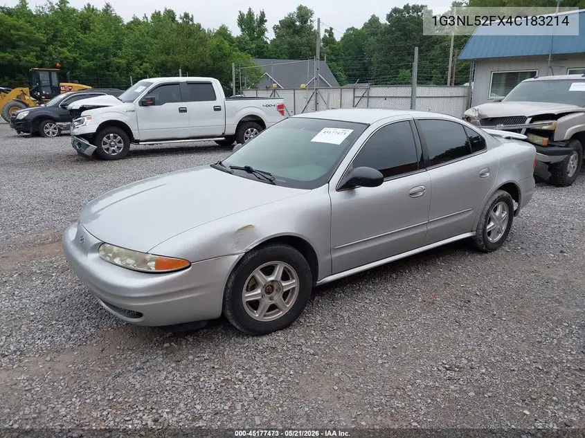 2004 Oldsmobile Alero Gl1 VIN: 1G3NL52FX4C183214 Lot: 45177473