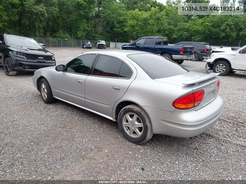 2004 Oldsmobile Alero Gl1 VIN: 1G3NL52FX4C183214 Lot: 45177473