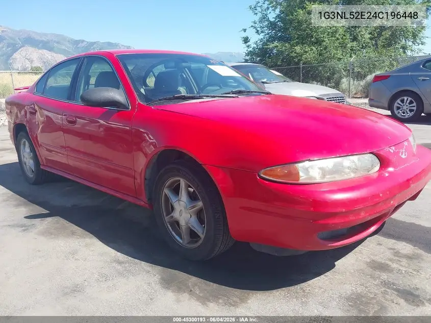 2004 Oldsmobile Alero Gl2 VIN: 1G3NL52E24C196448 Lot: 45300193