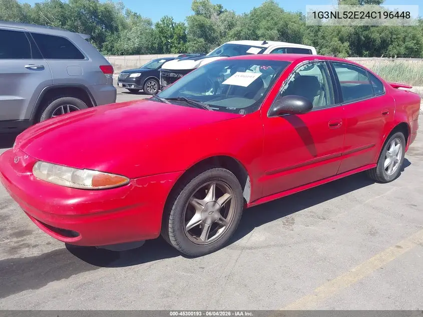 2004 Oldsmobile Alero Gl2 VIN: 1G3NL52E24C196448 Lot: 45300193