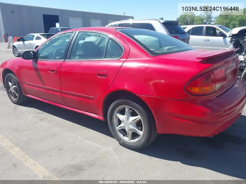 2004 Oldsmobile Alero Gl2 VIN: 1G3NL52E24C196448 Lot: 45300193