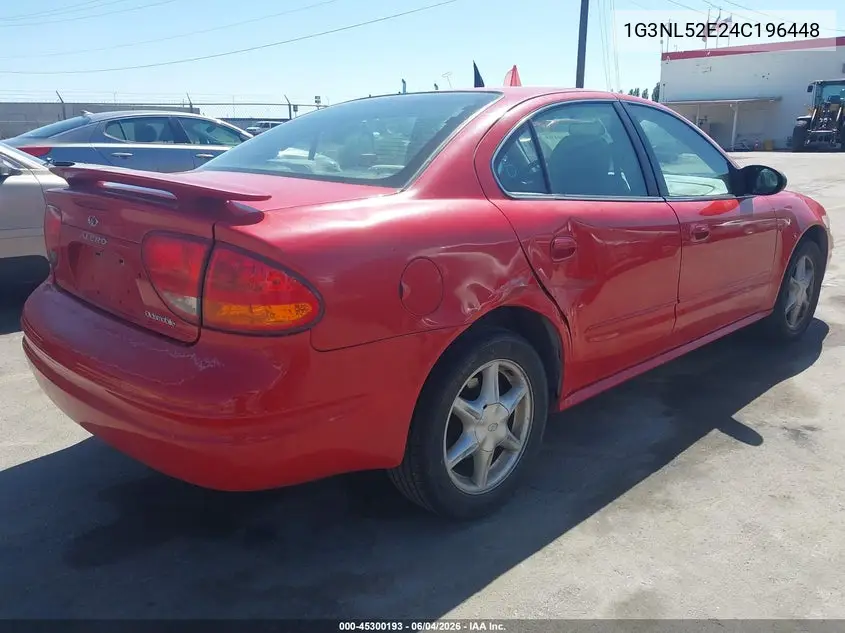 2004 Oldsmobile Alero Gl2 VIN: 1G3NL52E24C196448 Lot: 45300193
