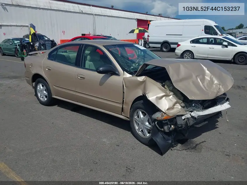 2004 Oldsmobile Alero Gl1 VIN: 1G3NL52F44C153237 Lot: 45425190