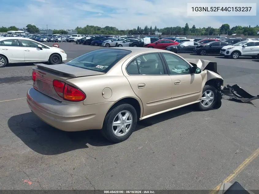 2004 Oldsmobile Alero Gl1 VIN: 1G3NL52F44C153237 Lot: 45425190