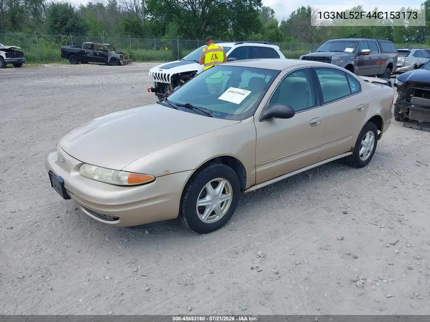2004 Oldsmobile Alero Gl1 VIN: 1G3NL52F44C153173 Lot: 45653160