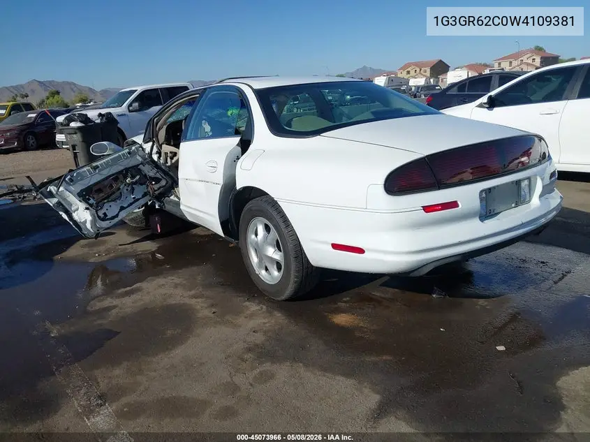 1998 Oldsmobile Aurora VIN: 1G3GR62C0W4109381 Lot: 45073966