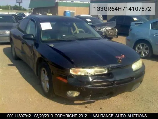 2001 Oldsmobile Aurora VIN: 1G3GR64H714107872 Lot: 11807942