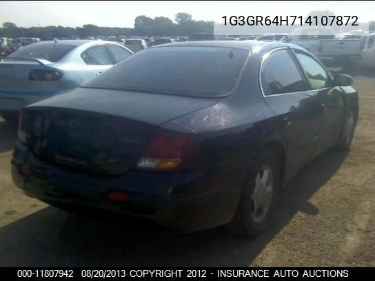 2001 Oldsmobile Aurora VIN: 1G3GR64H714107872 Lot: 11807942
