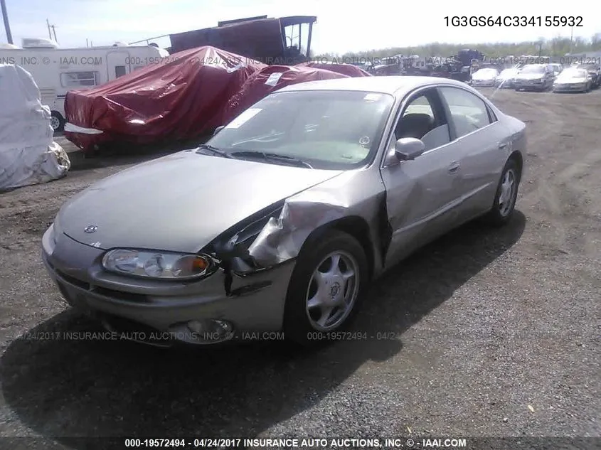 2003 Oldsmobile Aurora 4.0 VIN: 1G3GS64C334155932 Lot: 19572494