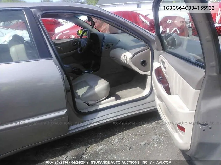 2003 Oldsmobile Aurora 4.0 VIN: 1G3GS64C334155932 Lot: 19572494