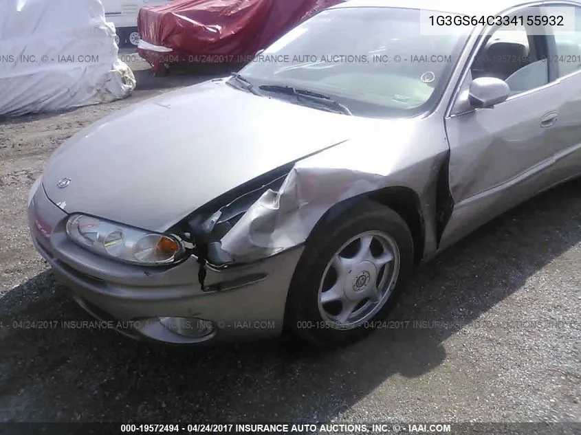 2003 Oldsmobile Aurora 4.0 VIN: 1G3GS64C334155932 Lot: 19572494