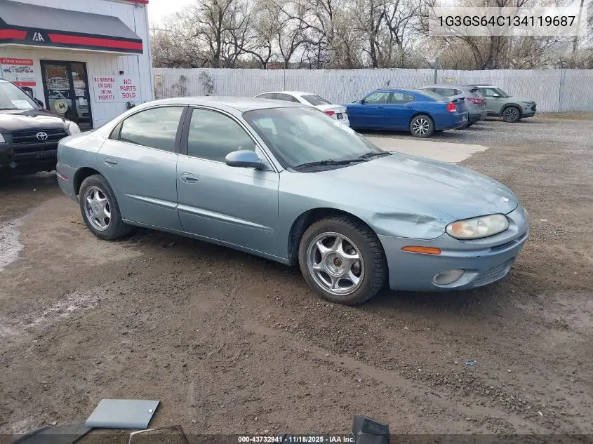 2003 Oldsmobile Aurora 4.0 VIN: 1G3GS64C134119687 Lot: 43732941