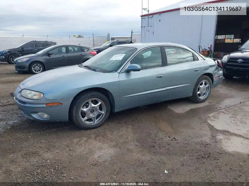2003 Oldsmobile Aurora 4.0 VIN: 1G3GS64C134119687 Lot: 43732941
