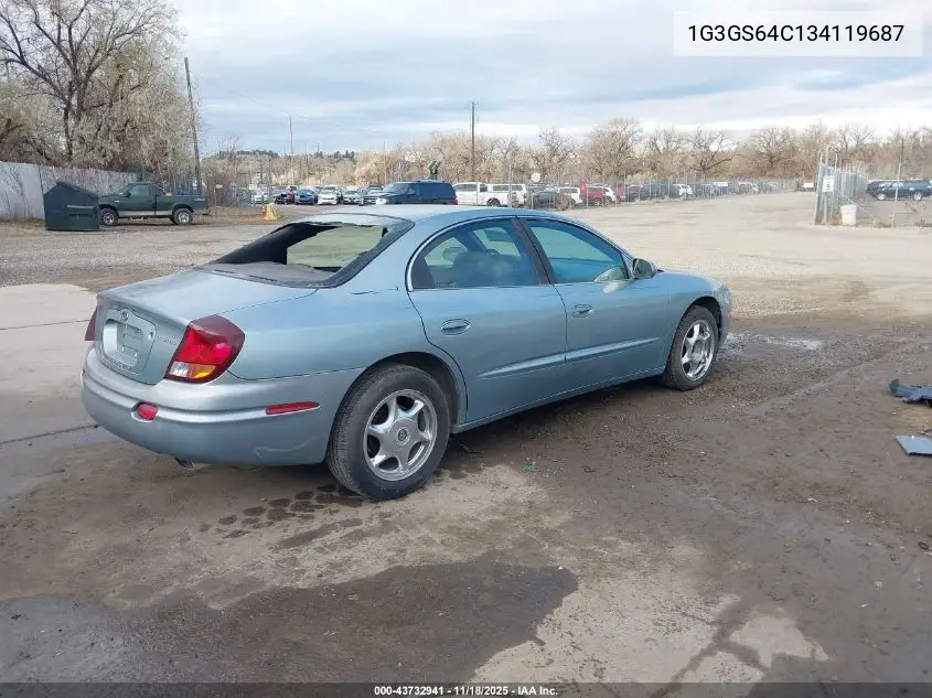 2003 Oldsmobile Aurora 4.0 VIN: 1G3GS64C134119687 Lot: 43732941