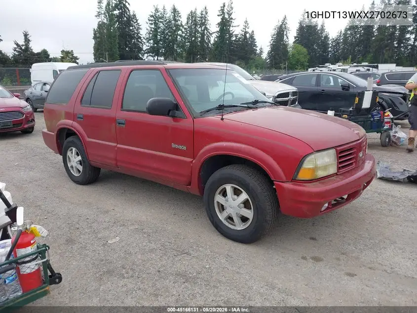 1999 Oldsmobile Bravada VIN: 1GHDT13WXX2702673 Lot: 45166131