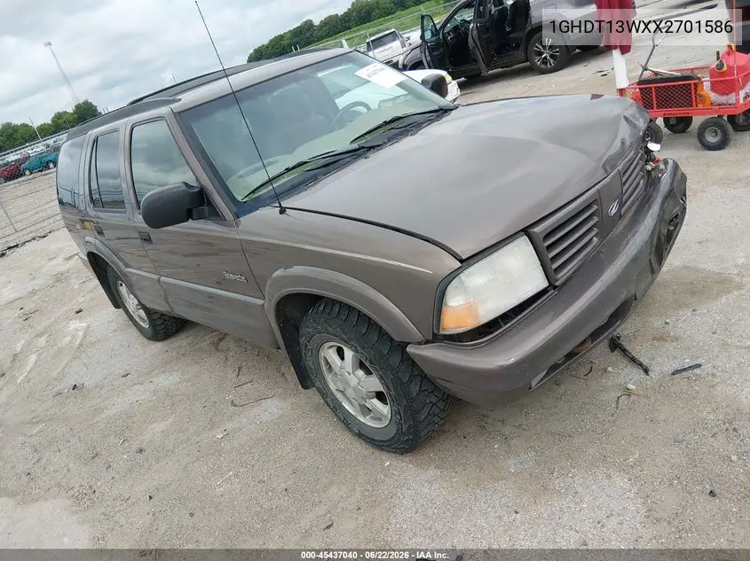 1999 Oldsmobile Bravada VIN: 1GHDT13WXX2701586 Lot: 45437040