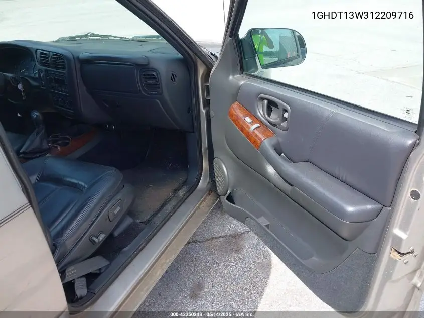 2001 Oldsmobile Bravada VIN: 1GHDT13W312209716 Lot: 42250248