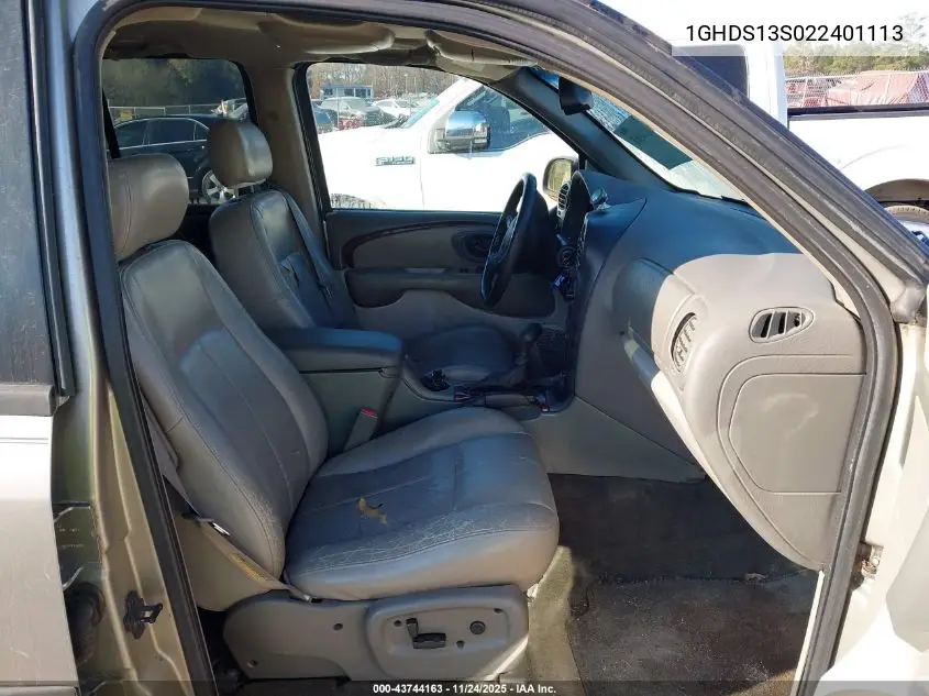 2002 Oldsmobile Bravada VIN: 1GHDS13S022401113 Lot: 43744163