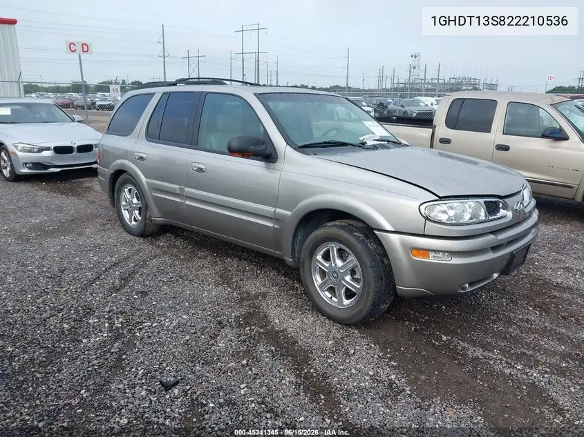 2002 Oldsmobile Bravada VIN: 1GHDT13S822210536 Lot: 45341345