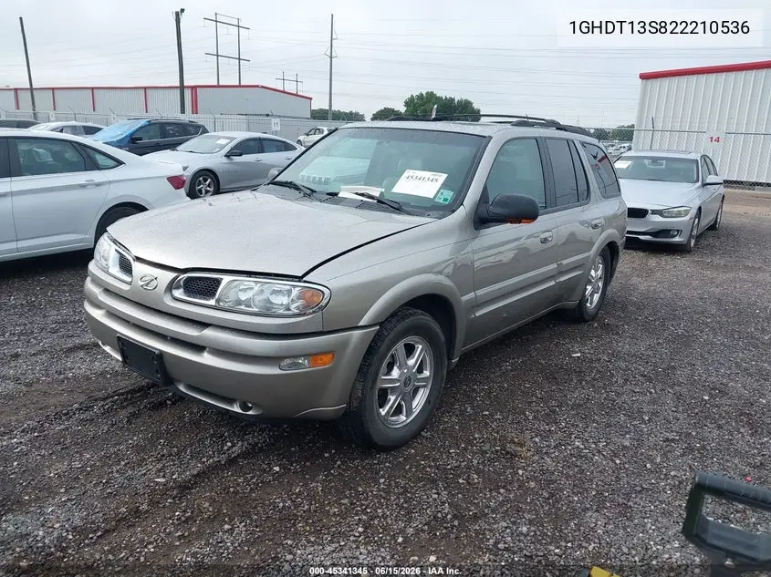 2002 Oldsmobile Bravada VIN: 1GHDT13S822210536 Lot: 45341345