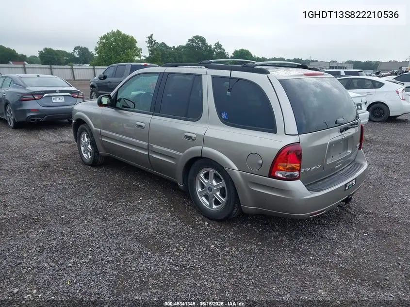 2002 Oldsmobile Bravada VIN: 1GHDT13S822210536 Lot: 45341345
